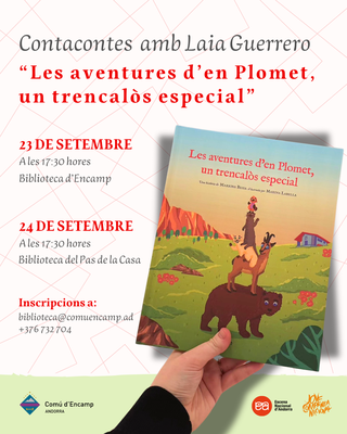 <bound method DexterityContent.Title of <Event at /fs-comu_encamp/comu_encamp/actualitat/agenda/contacontes-201cles-aventures-d2019en-plomet201d-amb-laia-guerrero>>.