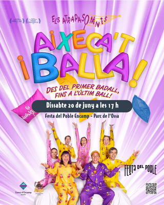 Cartell de l'espectacle a la Festa del Poble 2026.