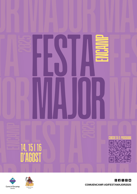 El cartell de la Festa Major d'Encamp 2025..