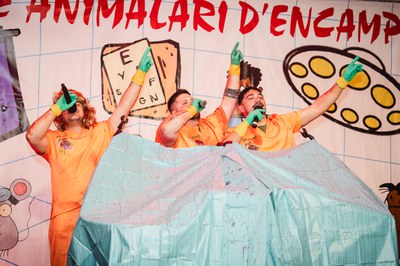 Un moment de l'Operació durant un Carnaval d'Encamp..