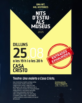 <bound method DexterityContent.Title of <Event at /fs-comu_encamp/comu_encamp/actualitat/agenda/nits-estiu-casa-cristo>>.