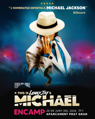 Cartell de This is Michael a la Festa del Poble 2026.