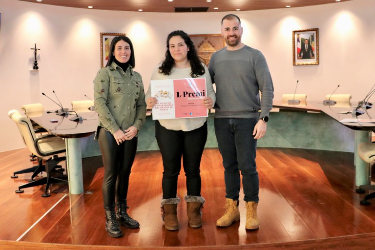 Entrega de premis del III Concurs d'aparadors i decoracions de Nadal d'Encamp i El Pas de la Casa