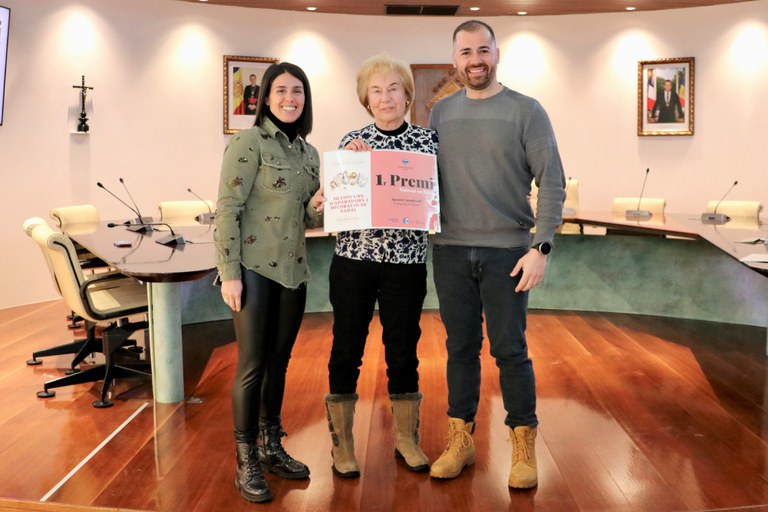 Entrega de premis del III Concurs d'aparadors i decoracions de Nadal d'Encamp i El Pas de la Casa