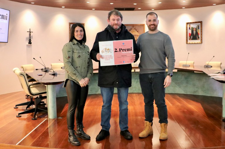 Entrega de premis del III Concurs d'aparadors i decoracions de Nadal d'Encamp i El Pas de la Casa