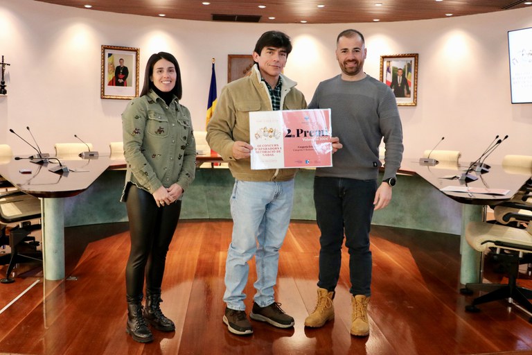 Entrega de premis del III Concurs d'aparadors i decoracions de Nadal d'Encamp i El Pas de la Casa