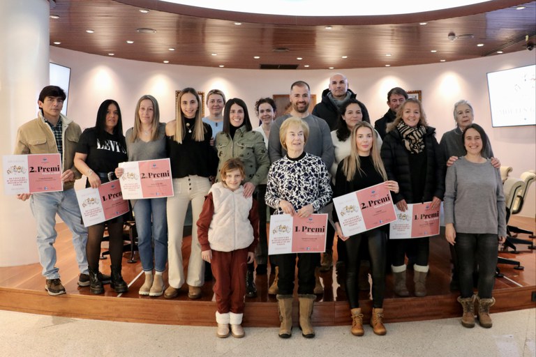 Entrega de premis del III Concurs d'aparadors i decoracions de Nadal d'Encamp i El Pas de la Casa