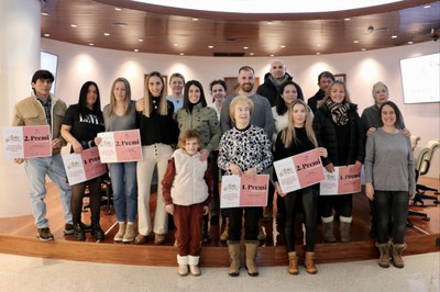 Entrega de premis del III Concurs d'aparadors i decoracions de Nadal d'Encamp i El Pas de la Casa.
