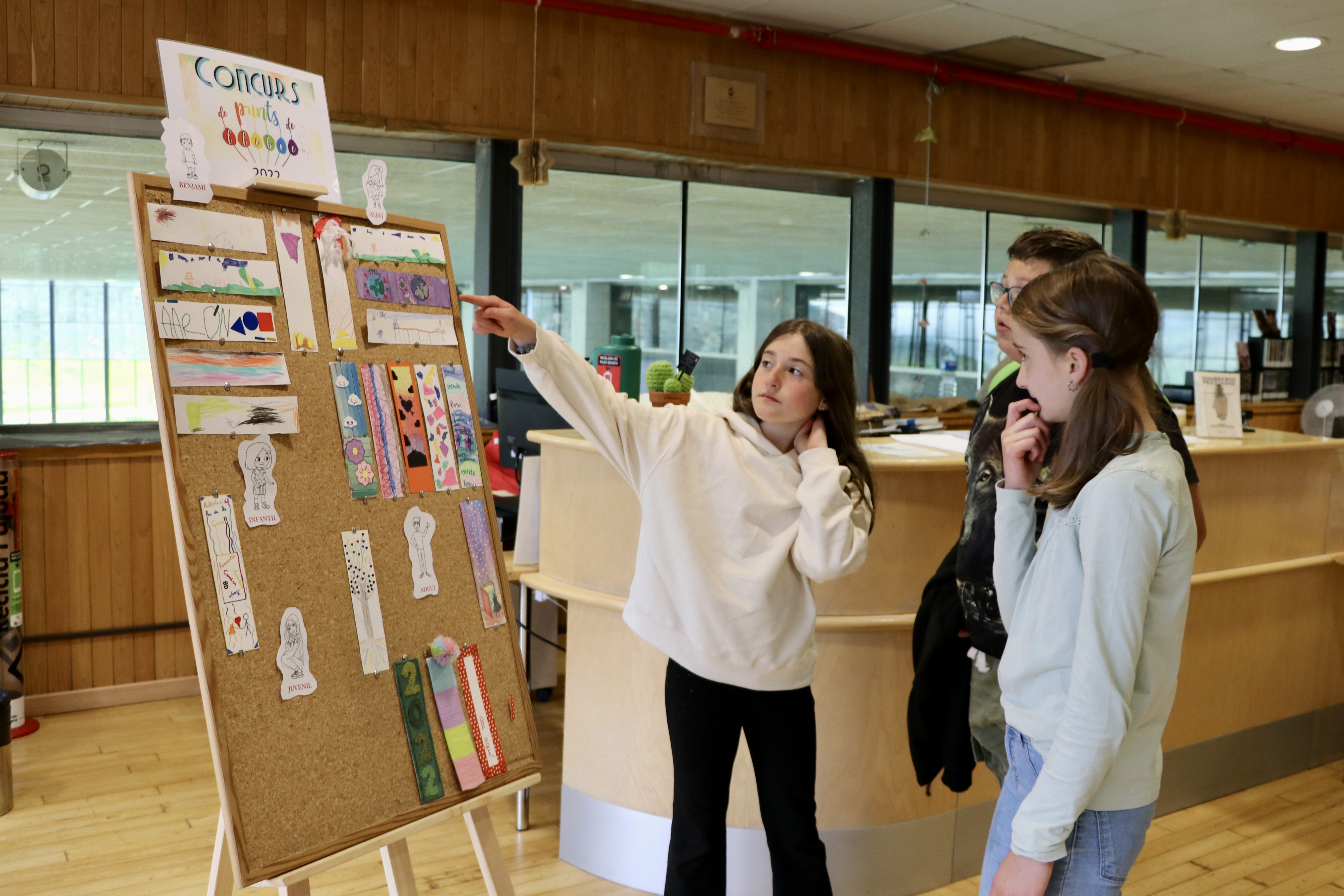 Entrega de premis de l'11è concurs de punts de llibre de la biblioteca del Pas de la Casa