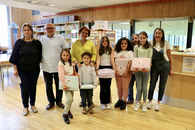 Entrega de premis de l'11è concurs de punts de llibre de la biblioteca del Pas de la Casa