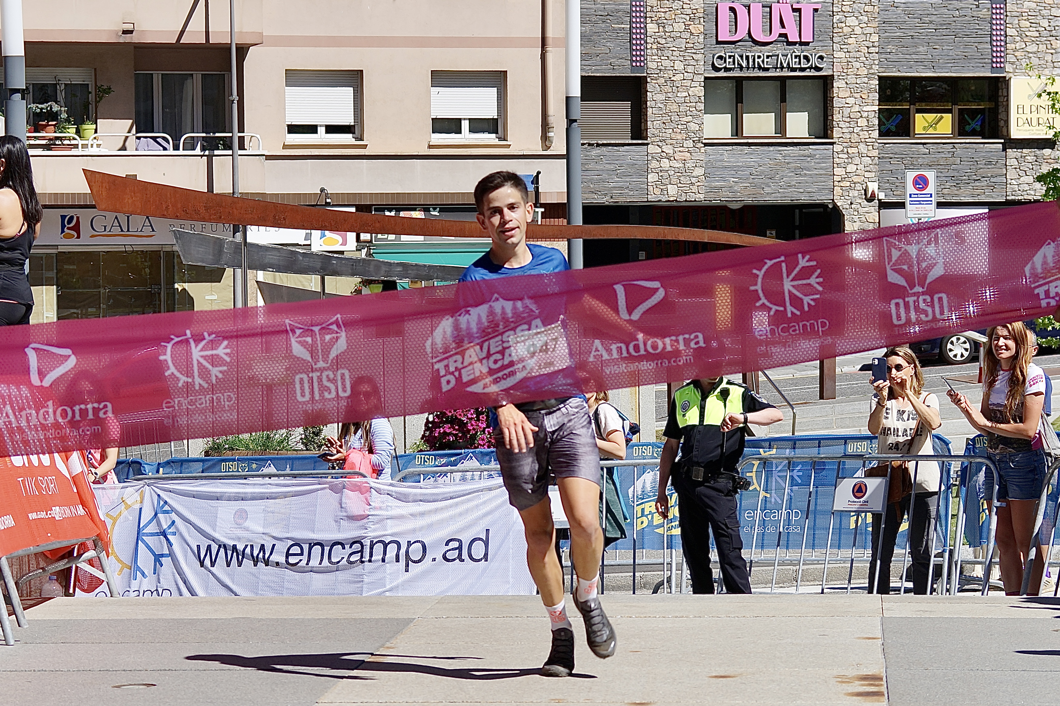 Roger Comellas, segon classificat de la cursa 12K de la 39a OTSO Travessa d'Encamp