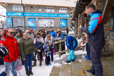 Cloenda escola de neu El Pas de la Casa.