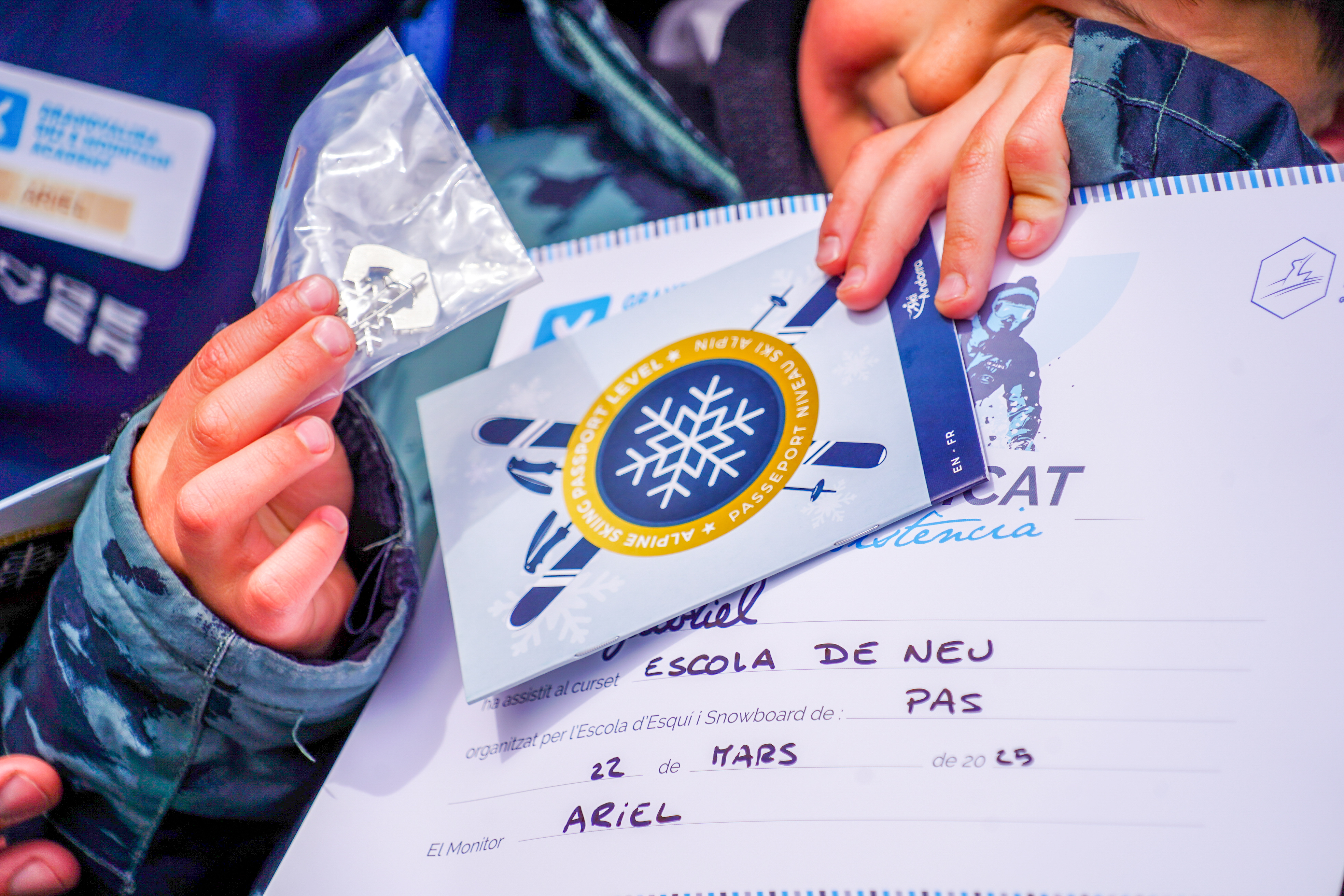 Cloenda escola de neu El Pas de la Casa