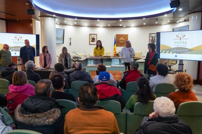 20240429 Sorteig i entrega de claus dels horts per a la gent gran. Encamp.