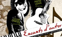 A la venda les entrades per al cicle de recitals acústics "Encants d’Autor" amb Barceló, Cartes i Leiva