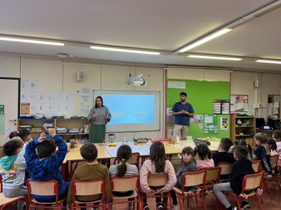 Taller escolar Setmana de Prevenció de Residus a Encamp.