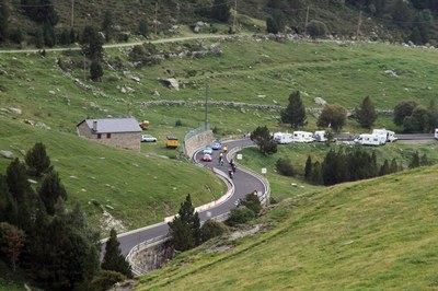 Afectacions a Encamp pel pas de La Vuelta.