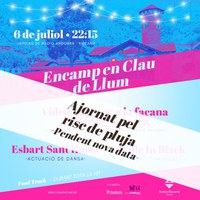 Ajornat el videomapatge als jardins de Ràdio Andorra previst per dijous 6 de juliol amb motiu del risc de pluja
