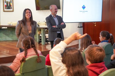 Visita de l'escola francesa al Comú d'Encamp..