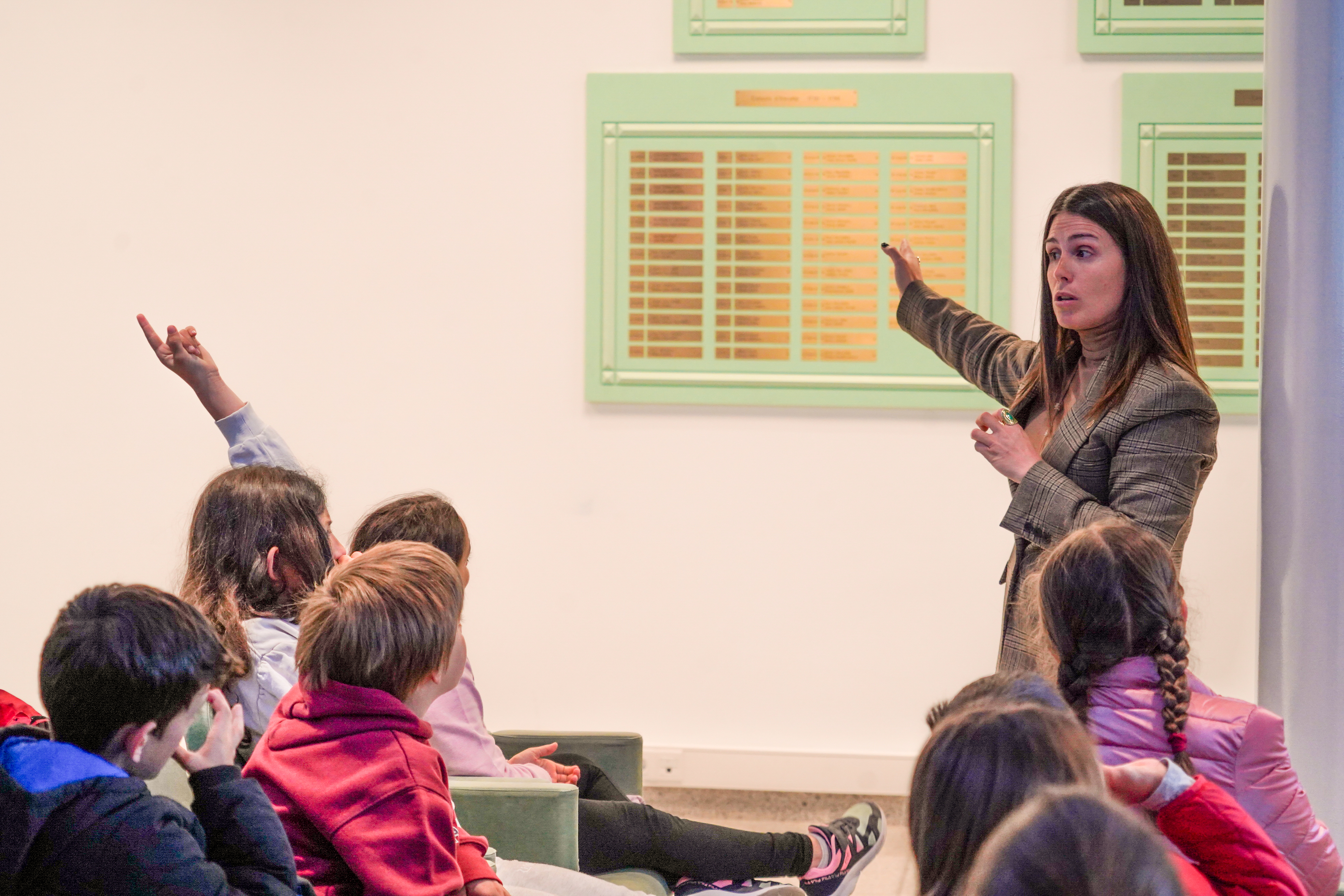 Visita de l'escola francesa al Comú d'Encamp.