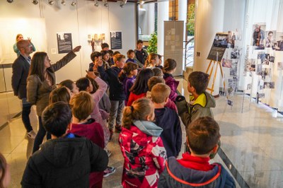 Visita de l'escola francesa al Comú d'Encamp..