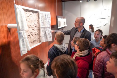 Visita de l'escola francesa al Comú d'Encamp..