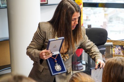 Visita de l'escola francesa al Comú d'Encamp..