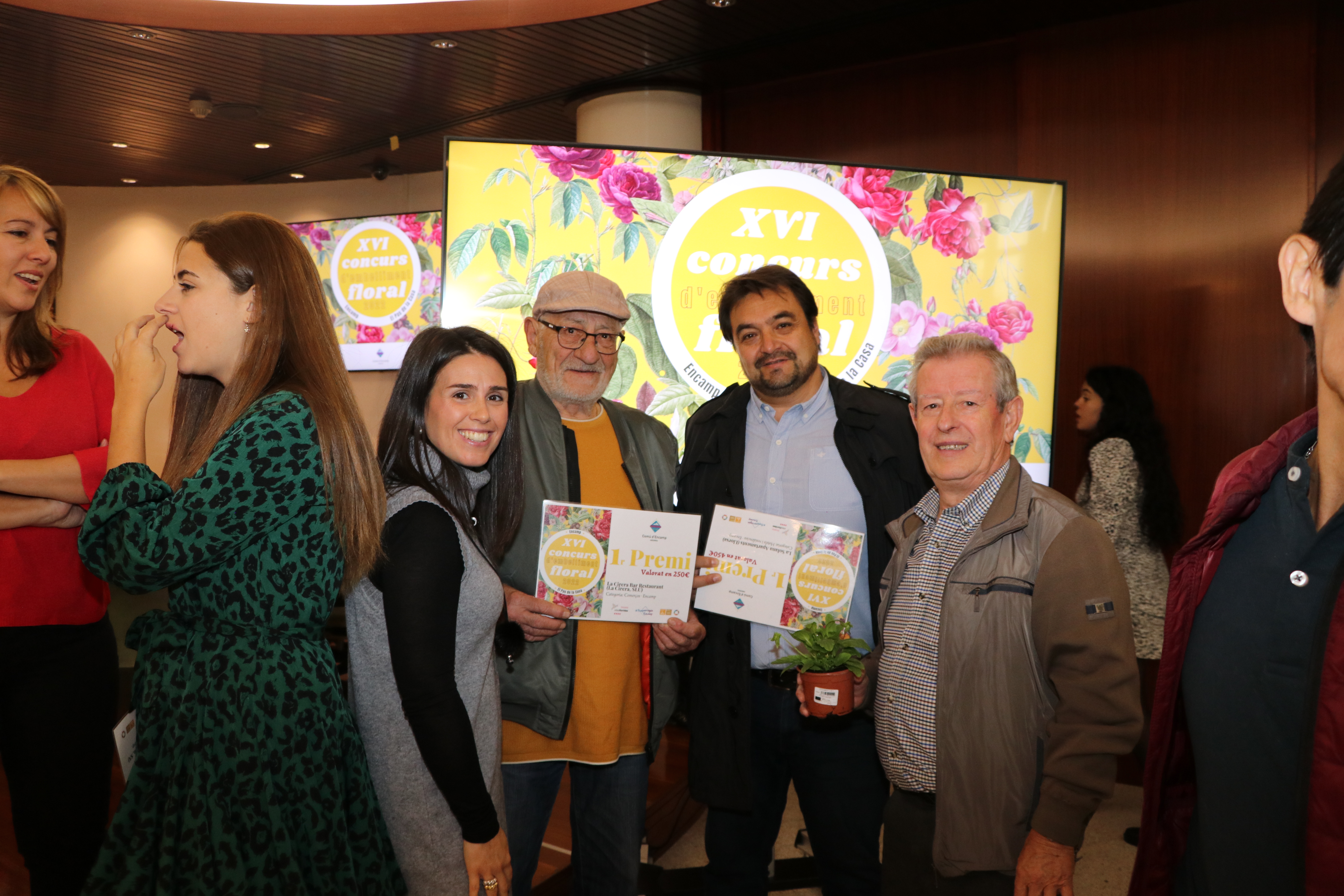 Entrega premis Concurs embelliment floral 2022.