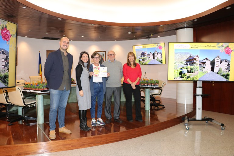 Entrega premis Concurs embelliment floral 2022.
