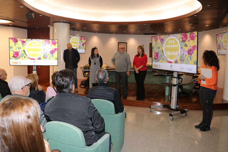 Entrega premis Concurs embelliment floral 2022.