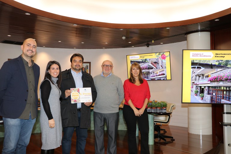 Entrega premis Concurs embelliment floral 2022.