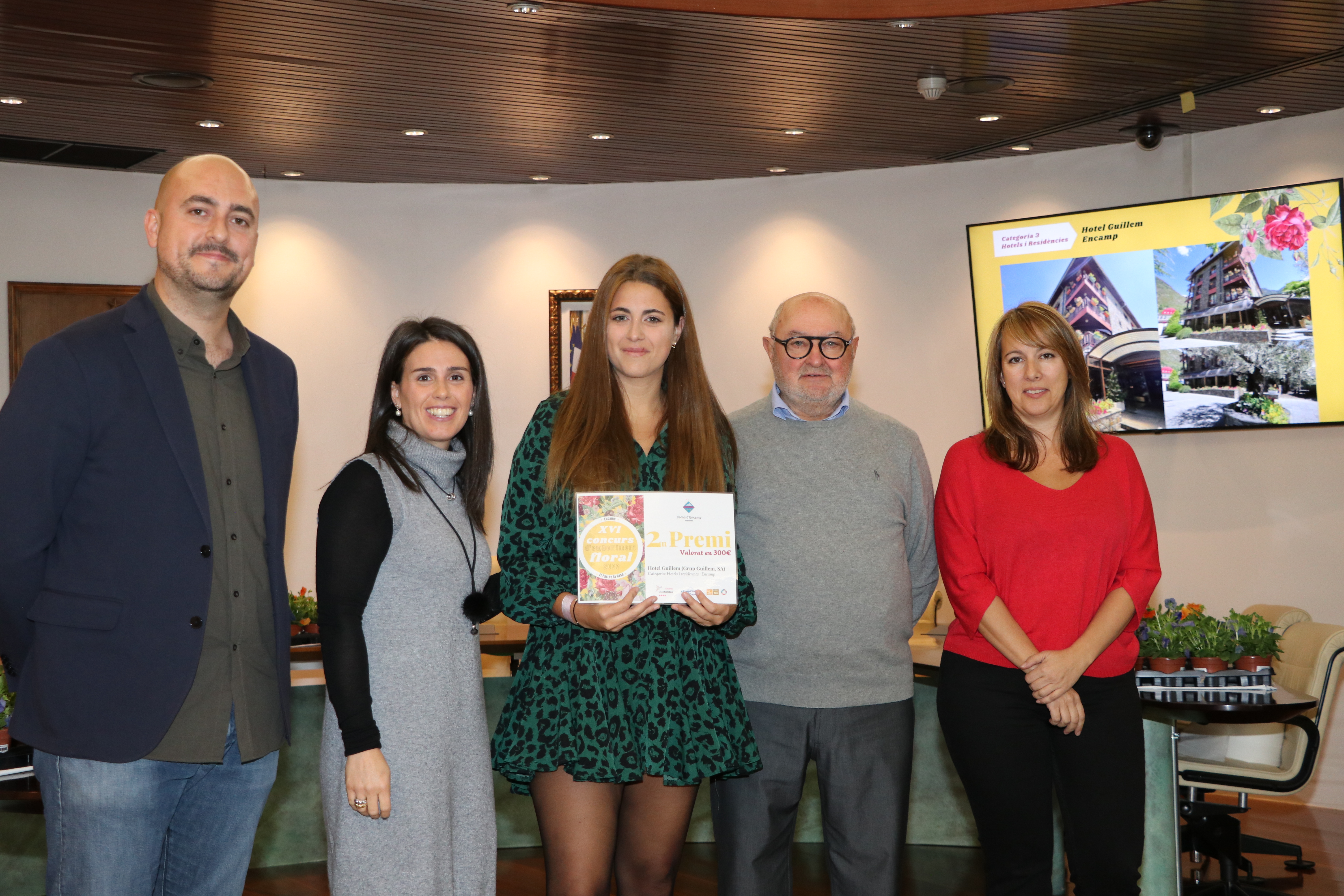 Entrega premis Concurs embelliment floral 2022.
