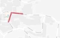 Avís per tall d'aigua a la zona del carrer dels Cavallers