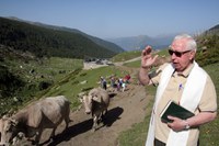 Benedicció del bestiar als Cortals d'Encamp