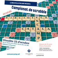 Obertes les inscripcions pel campionat de Scrabble que organitza la Biblioteca d’Encamp 