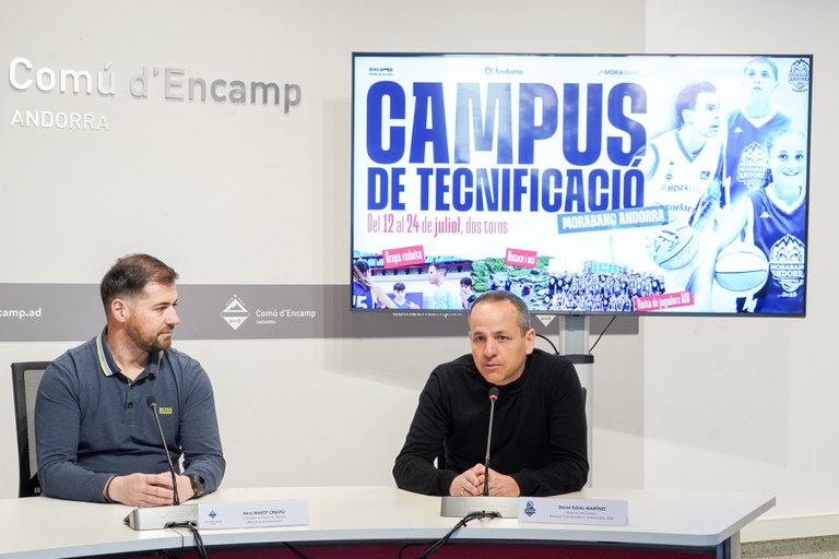Presentació Campus estiu MoraBanc Andorra @ComuEncamp