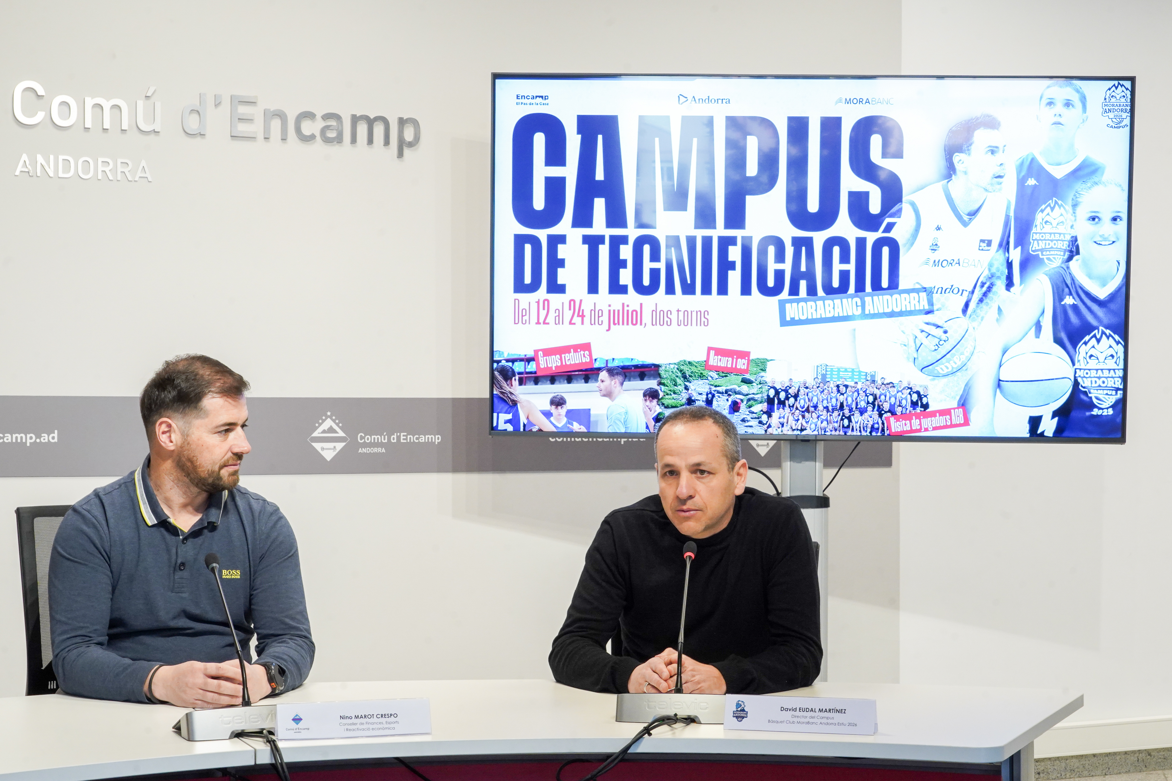 Presentació Campus estiu MoraBanc Andorra @ComuEncamp