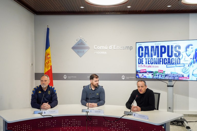 Presentació Campus estiu MoraBanc Andorra @ComuEncamp