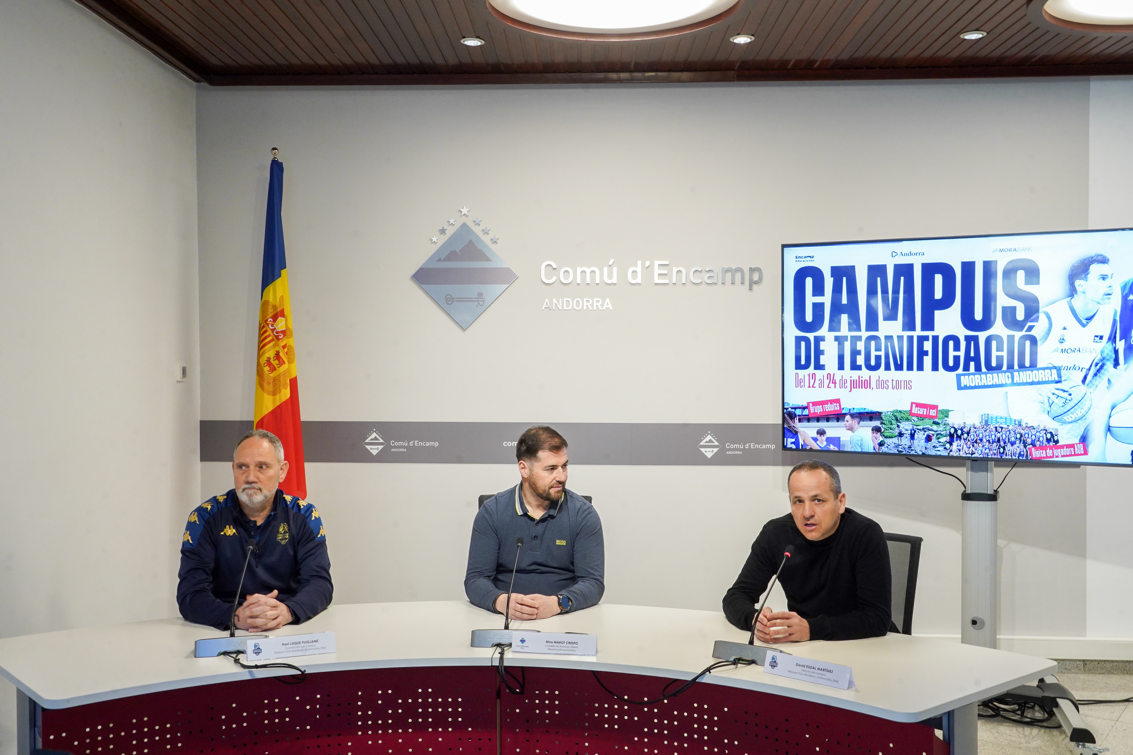 Presentació Campus estiu MoraBanc Andorra @ComuEncamp