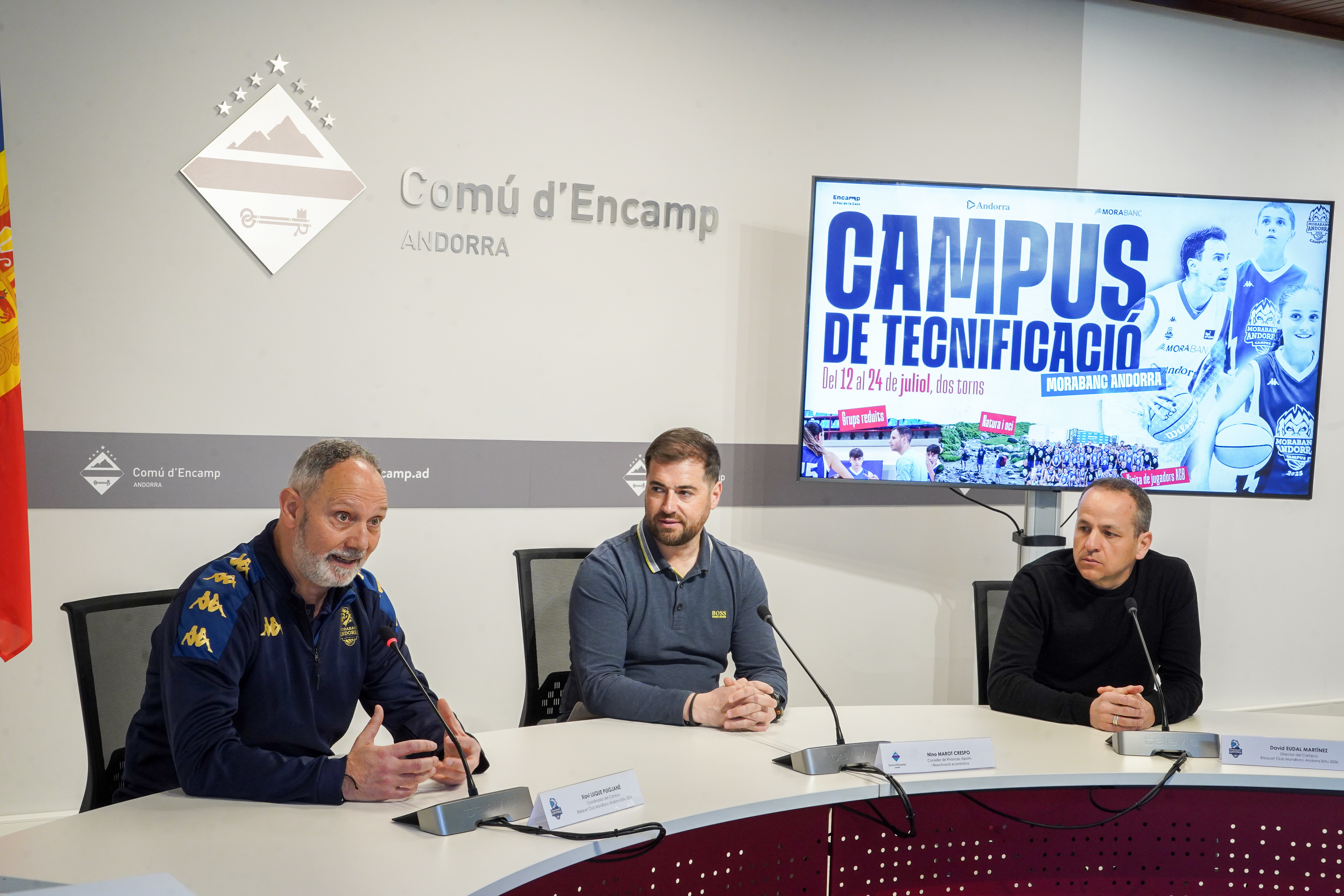 Presentació Campus estiu MoraBanc Andorra @ComuEncamp