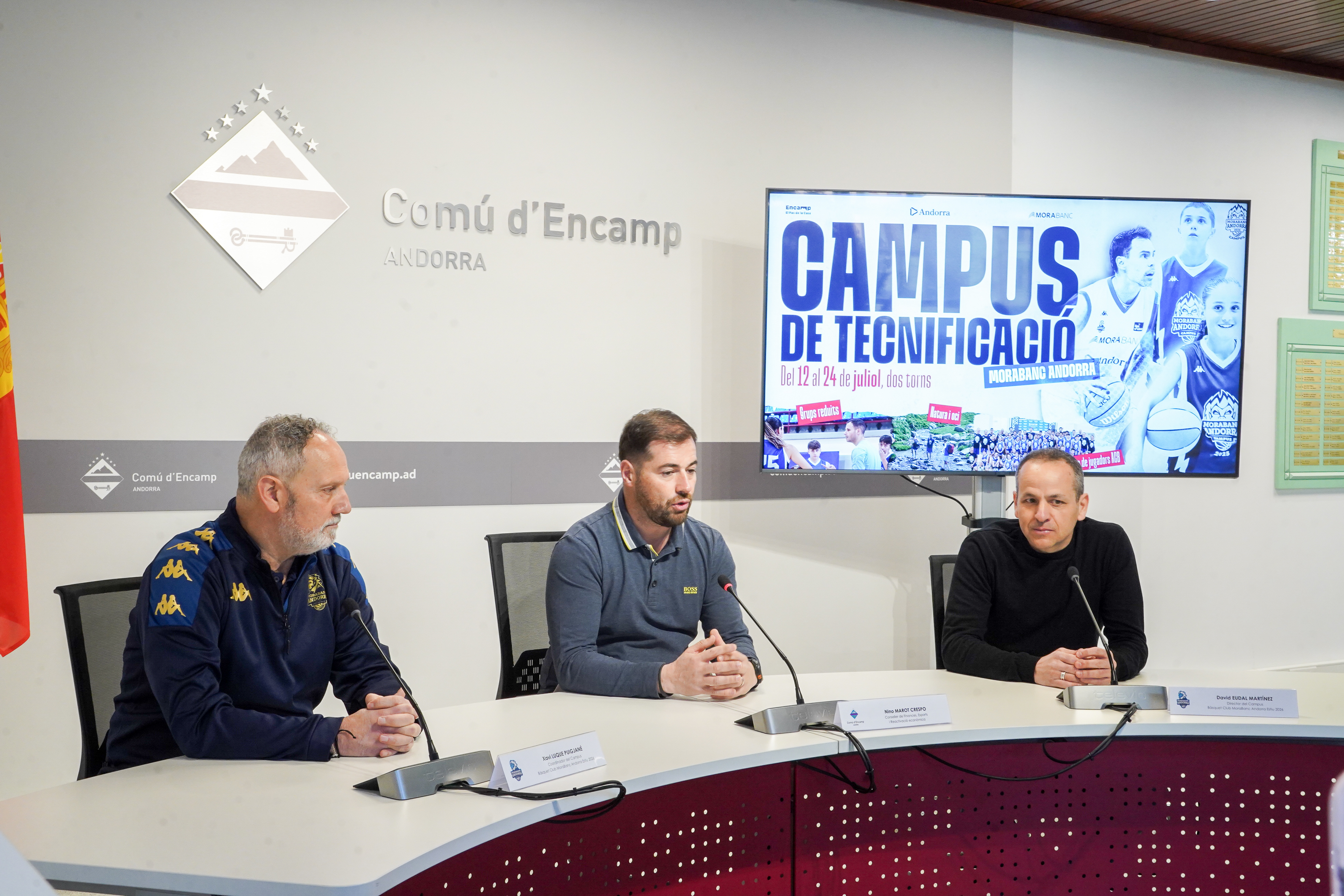 Presentació Campus estiu MoraBanc Andorra @ComuEncamp