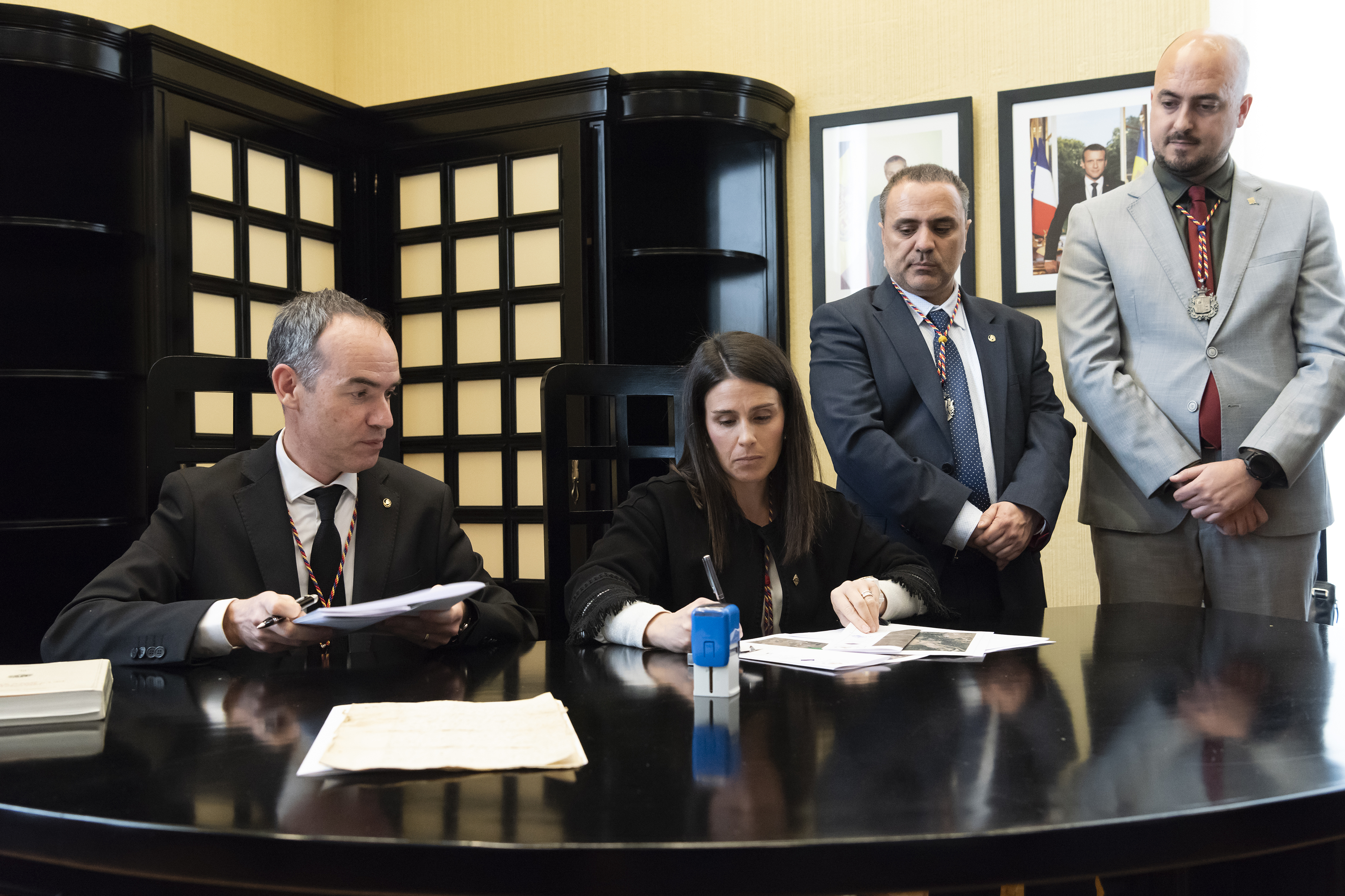 Signatura del protocol d'entesa entre els comuns de Canillo i Encamp @XavierPujol