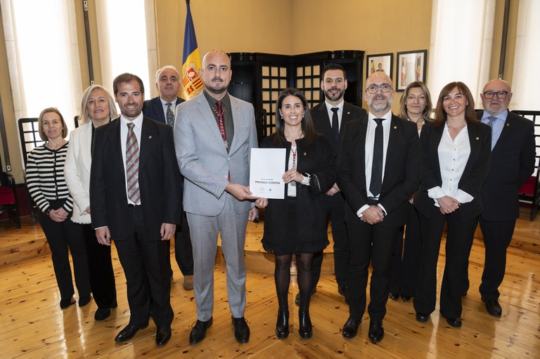 Signatura del protocol d'entesa entre els comuns de Canillo i Encamp @XavierPujol
