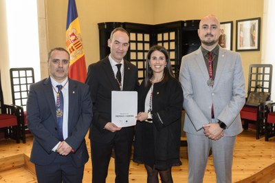 Signatura del protocol d'entesa entre els comuns de Canillo i Encamp @XavierPujol.