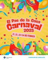El Carnaval arribarà al Pas de la Casa del 21 al 24 de febrer amb una vintena d’actes per a tots els públics