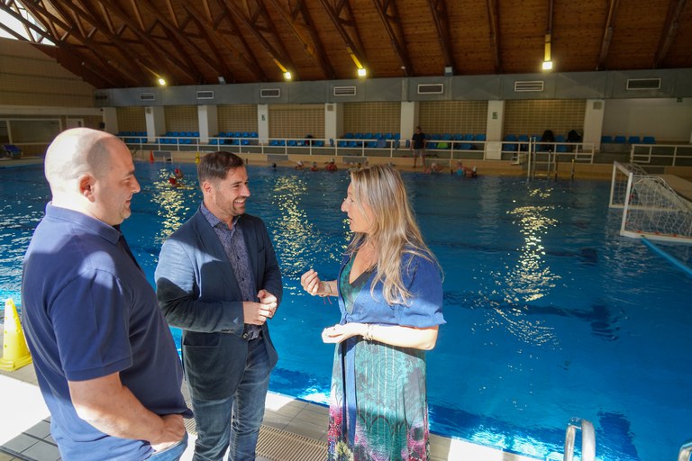 Estada del CN Sant Andreu de waterpolo femení a Encamp.