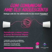 "Com comunicar amb els adolescents, missió possible" és la primera de les xerrades del cicle que proposa el punt d'informació juvenil adreçades a pares