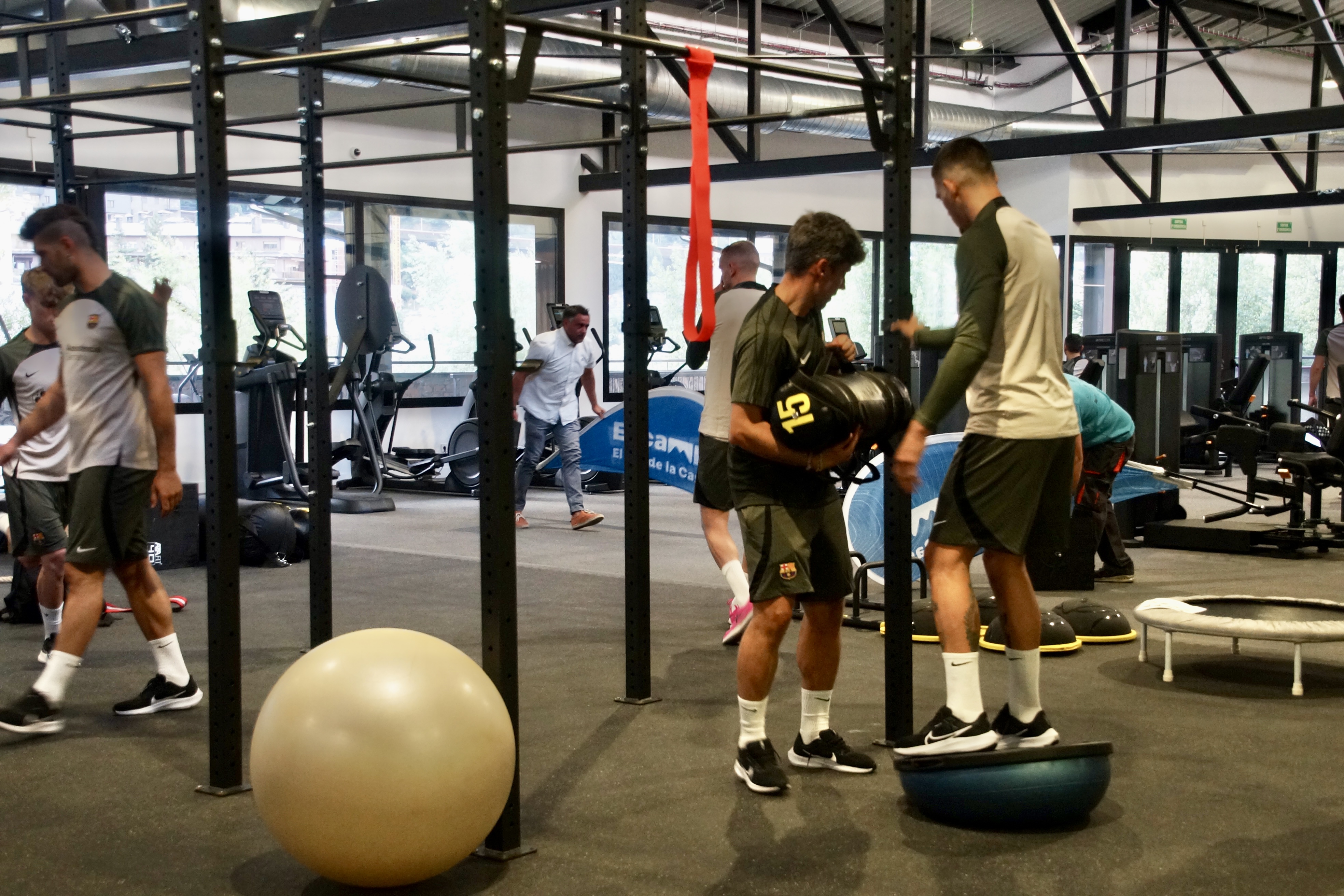Recepció del Barça de futbol sala a Encamp