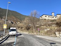 Comencen les obres de millora a la voravia del revolt de Ràdio Andorra a partir de dilluns 