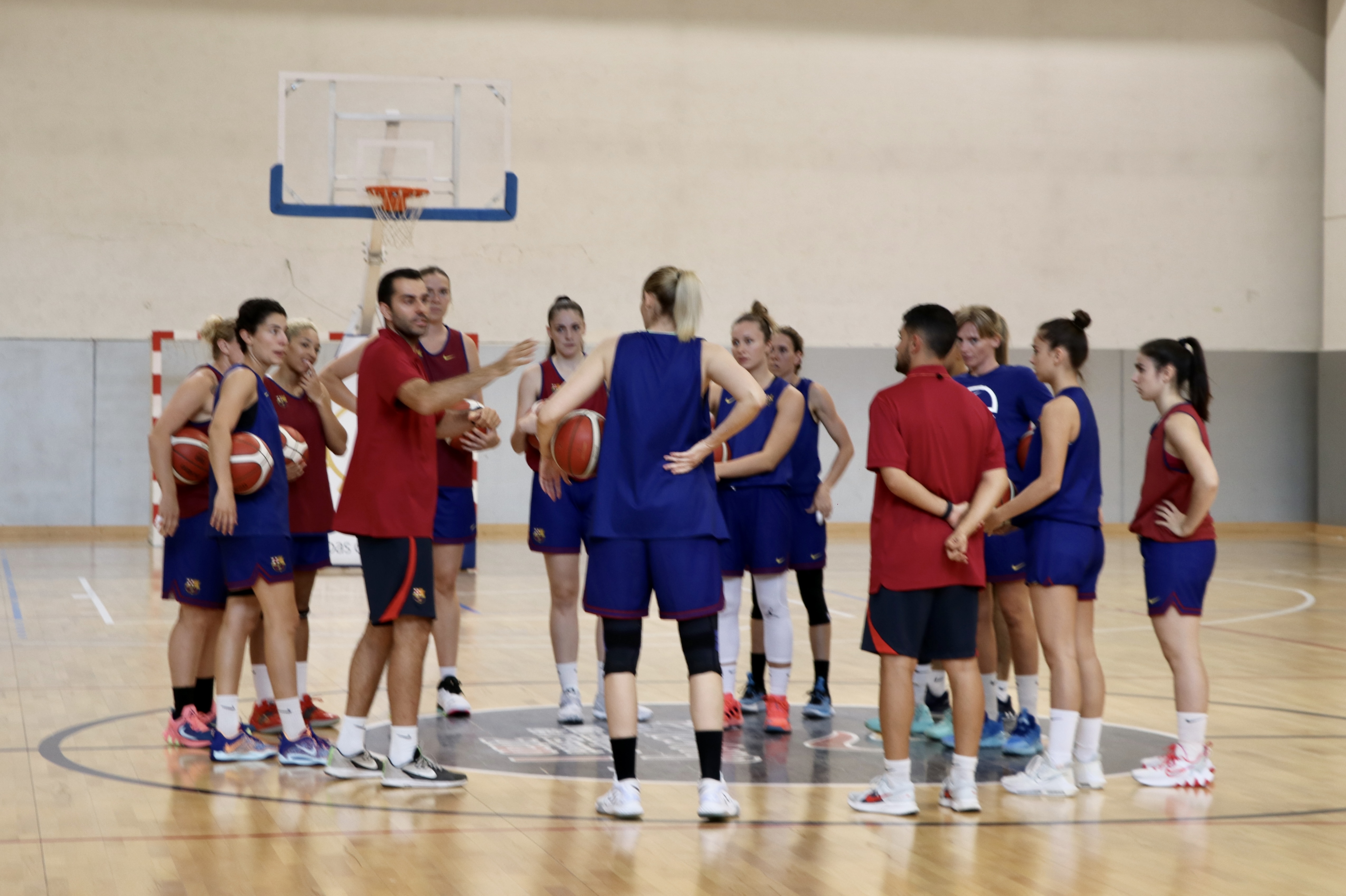 Recepció Barça CBS de bàsquet femení a Encamp